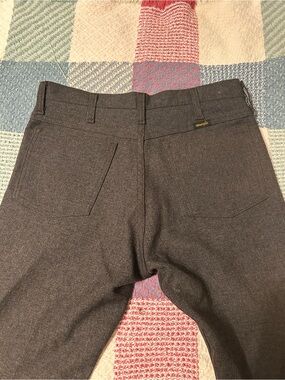 Wrangler Men's Charcoal Gray Chinos
